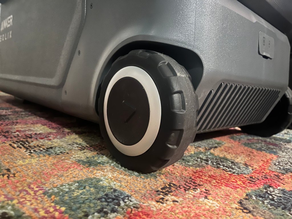 A close up of a luggage